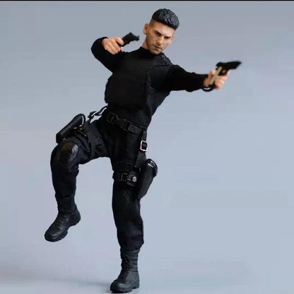 1/12 Scale Belt + Left and Right Pistol Holster Model for 6"Mezco KLM-017 Figure - petguardiansupplies