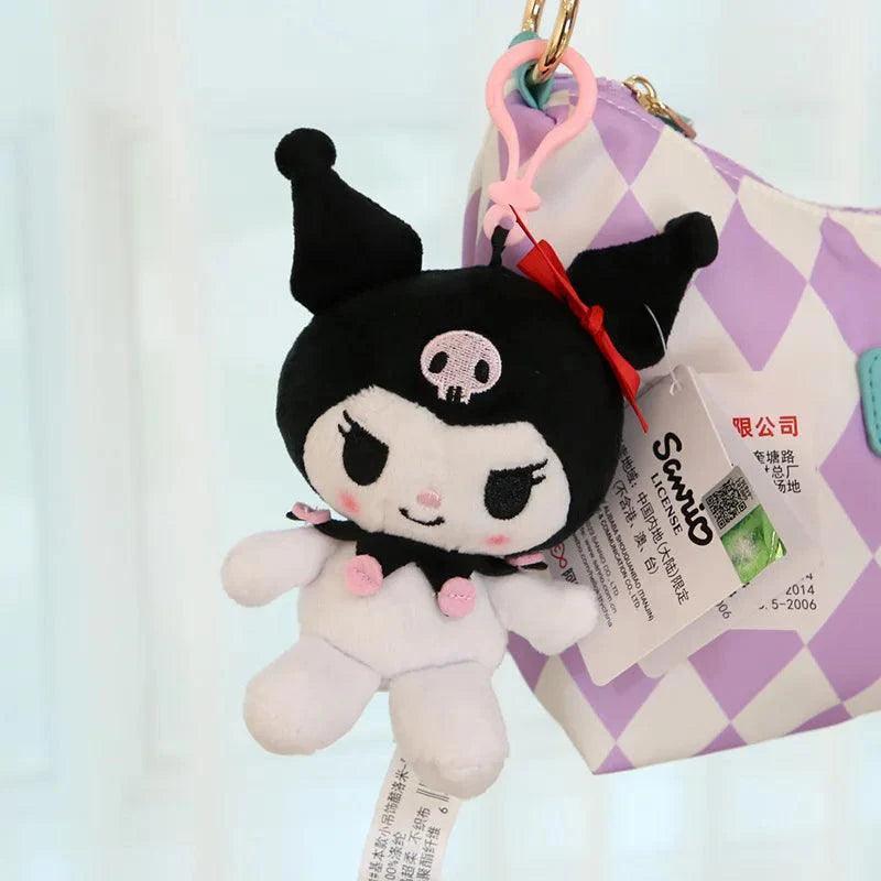 Genuine Sanrio Small Pendant Plush Toys Cartoon Dolls Hangyodon Kuromi Pachacco Soft Model Stuffed Toy Boy Girl Birthday Gifts - petguardiansupplies