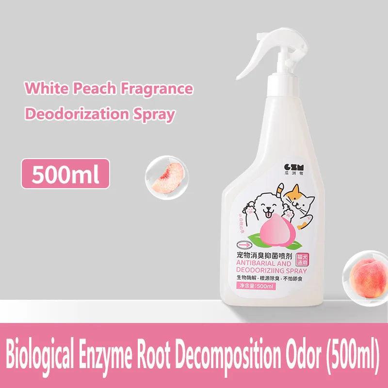 500ml Pet Odor Cleanse Spray Cats Dogs Body Perfume Pet Odor Remover Eliminator Long-Lasting Clean Persistent And Effective - petguardiansupplies