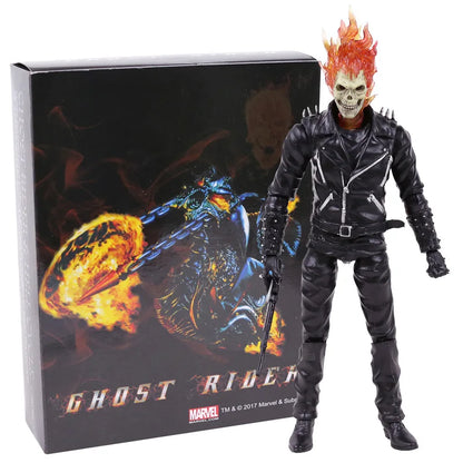 Ghost Rider Johnny Blaze PVC Action Figure Collectible Model Toy - petguardiansupplies