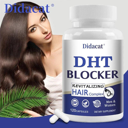 DHT Blocker Promotes Hair Growth, Contains Saw Palmetto Biotin, Suitable for Hair Skin and Nails, Hair Regeneration - petguardiansupplies