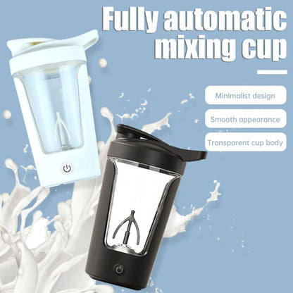 Electric Automatic Mixing Cup Portable Whey Protein Shaker Bottle USD Rechargeable Fully Automatic Stirring Cup For Home - petguardiansupplies