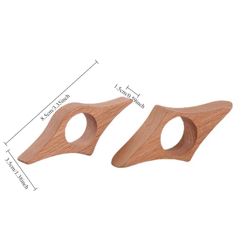 Hot Wooden Thumb Bookmark One Hand Reading Thumb Book Support Book Page Holder for Office Book Lovers Fast DIY Reading Aid Tools - petguardiansupplies