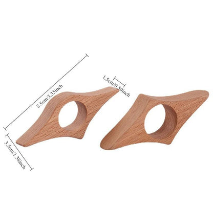 Hot Wooden Thumb Bookmark One Hand Reading Thumb Book Support Book Page Holder for Office Book Lovers Fast DIY Reading Aid Tools - petguardiansupplies