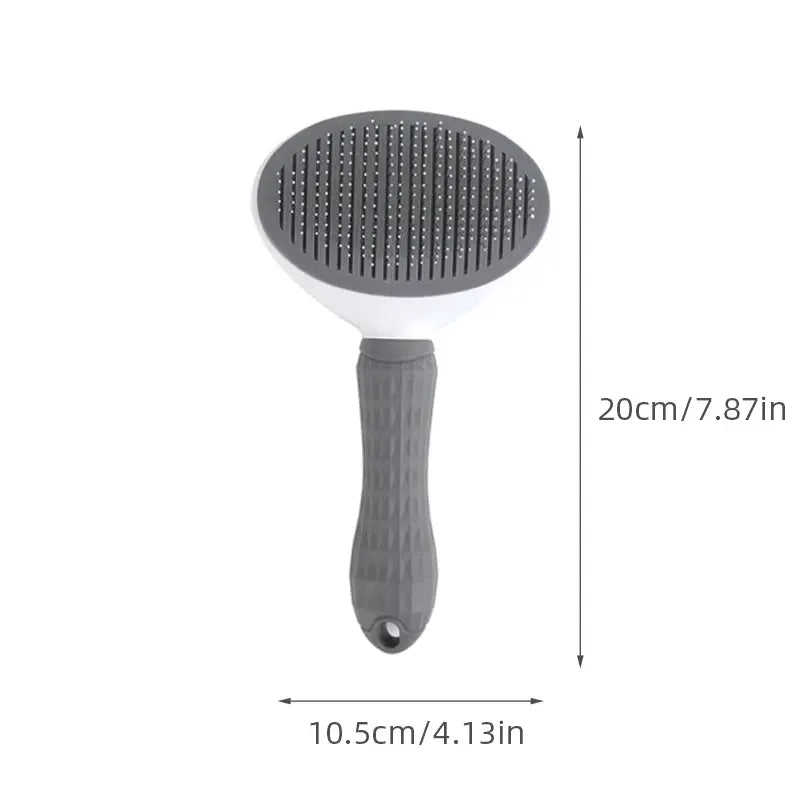 Pet Hair Removal Brush Dog Hair Comb Stainless Steel Automatic Hair Fading Cat Comb Pet Cleaning Grooming Supplies - petguardiansupplies