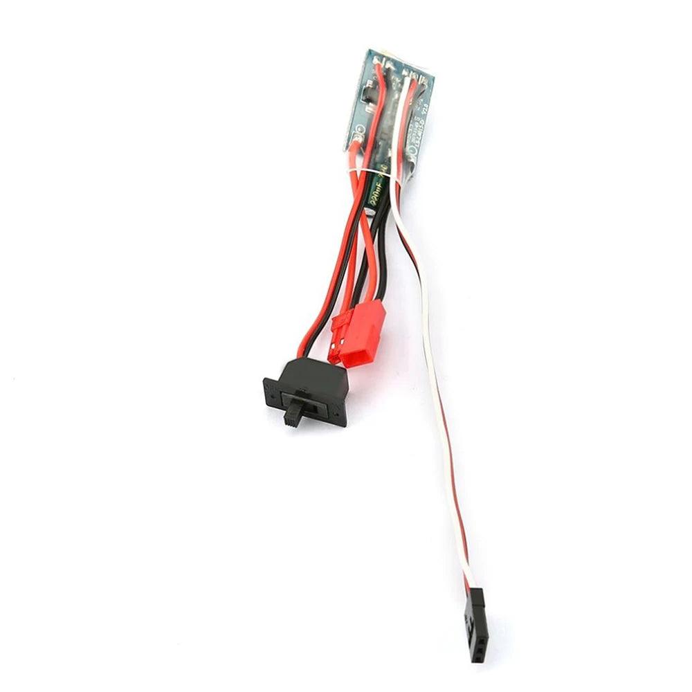 Micro ESC 20A 30A Brushed ESC RC ESC Electric Speed Controller 2S 4~8v for DIY Mini 1/16 1/18 1/24 RC Car Boat Tank w/Brake - petguardiansupplies