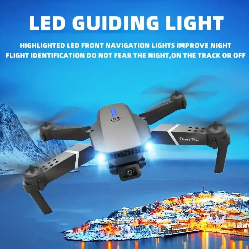 KBDFA 2025 E88 Professional Wide Angle RC Dron HD 4K Camera Mode Foldable Helicopter Aircraft Quadcopter Drone Kid Gift Toys - petguardiansupplies