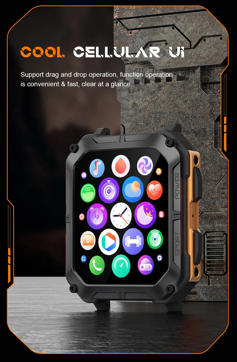 C20Pro Sports Smart Watch Men Bluetooth Call Smartwatch IP68 Waterproof Multi Sports Mode Health Monitoring Military Smartwatch - petguardiansupplies