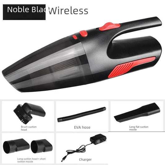 Car Wireless Vacuum Cleaner Rechargeable Dual Purpose Wet Dry Light Handheld Vacuum Cleaner For Car Home - petguardiansupplies