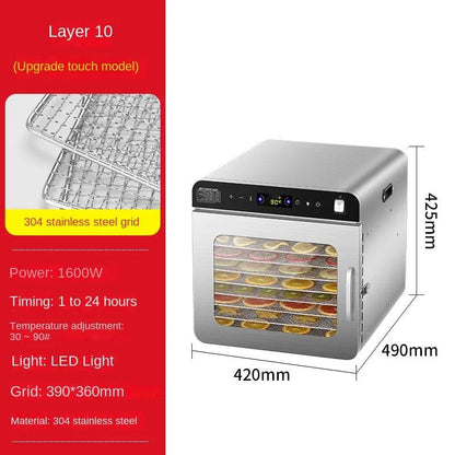 12th, 16th, 20th, and 25th floors fruit dehydrator multifunctional intelligent fruit air dryer - petguardiansupplies