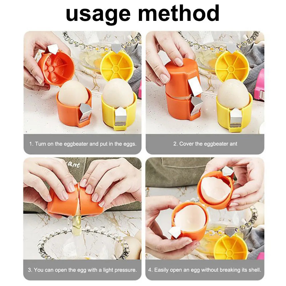 Egg Shell Opener Egg Beater Eggshell Separator Egg Cracking Tool Convenient Opening Eggshells Household Kitchen Baking Tools - petguardiansupplies