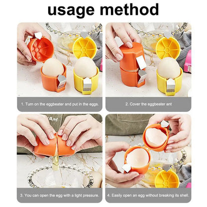 Egg Shell Opener Egg Beater Eggshell Separator Egg Cracking Tool Convenient Opening Eggshells Household Kitchen Baking Tools - petguardiansupplies