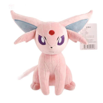 POKEMON Eevee series plush toy dolls are genuine and cute, soft and cute Sylveon cartoon dolls key chain - petguardiansupplies