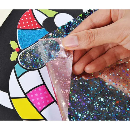 DIY Magic Transfer Painting Crafts Kids Arts And Crafts Educational Toys For Children Cartoon Creative Learning Drawing Toys - petguardiansupplies