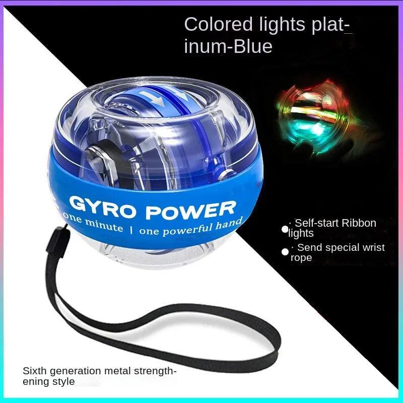 New LED Gyroscopic Powerball Autostart Range Gyro Power Wrist Ball With Counter Arm Hand Muscle Force Trainer Fitness Equipment - petguardiansupplies