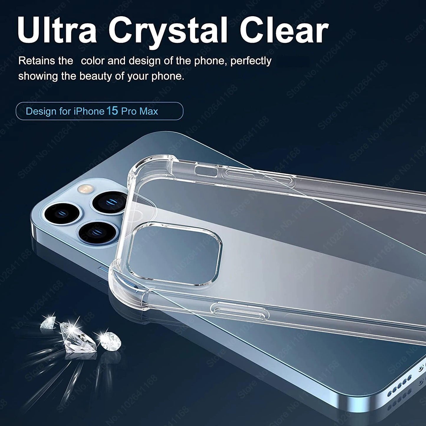 Luxury Shockproof Clear Phone Cases For iPhone 16 15 14 13 12 11 Pro Max 8 Plus XR XS Max Silicone Bumper Transparent Back Cover - petguardiansupplies