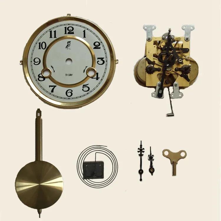 Vintage Mechanical Clock Accessories Retro Mechanical Wall Clock Swing Clock DIY Hand-assembled Clock Repair Parts - petguardiansupplies