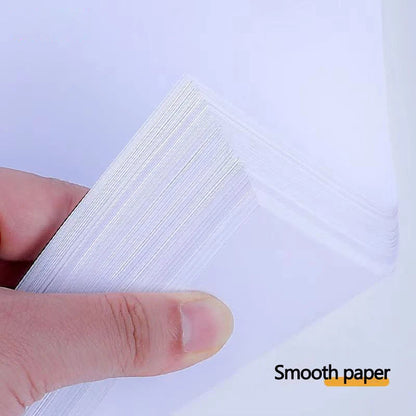 100pcs/lot A4 White Printer Paper Office Suppliesdraft Multi-purpose Business Printing Information Draft Wood Pulp Copy Papers - petguardiansupplies