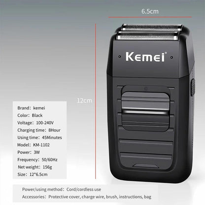 Kemei KM-2296 KM-2299 KM-1102 Hair Clipper Kit Men's Electric Shaver Hair Trimmer Machine Professional Hair Cutting Machine - petguardiansupplies