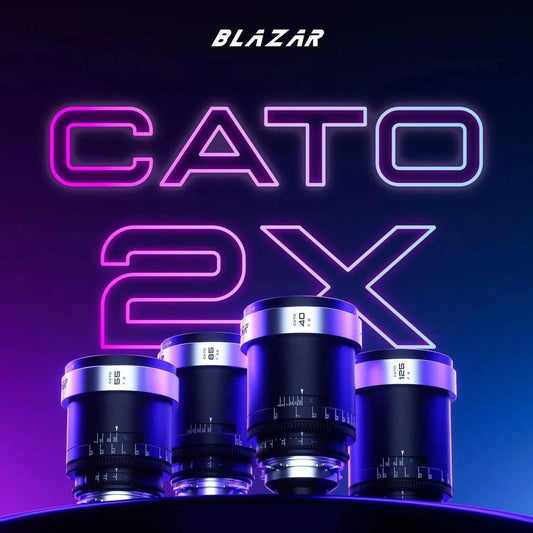 NEW Great joy BLAZAR LENS Cato 2X 40mm 55mm T2.0 85mm T2.8 125mm T4.0 Full Frame Anamorphic Lens PL/EF mount - petguardiansupplies