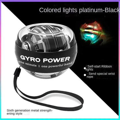 New LED Gyroscopic Powerball Autostart Range Gyro Power Wrist Ball With Counter Arm Hand Muscle Force Trainer Fitness Equipment - petguardiansupplies