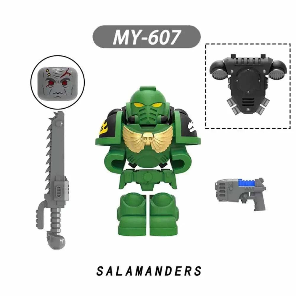 Fallout Games Bricks Space Wolves Marine Raven Guard Salamanders Iron Hands Mini Action Figure Model Toy Building Blocks Gifts - petguardiansupplies