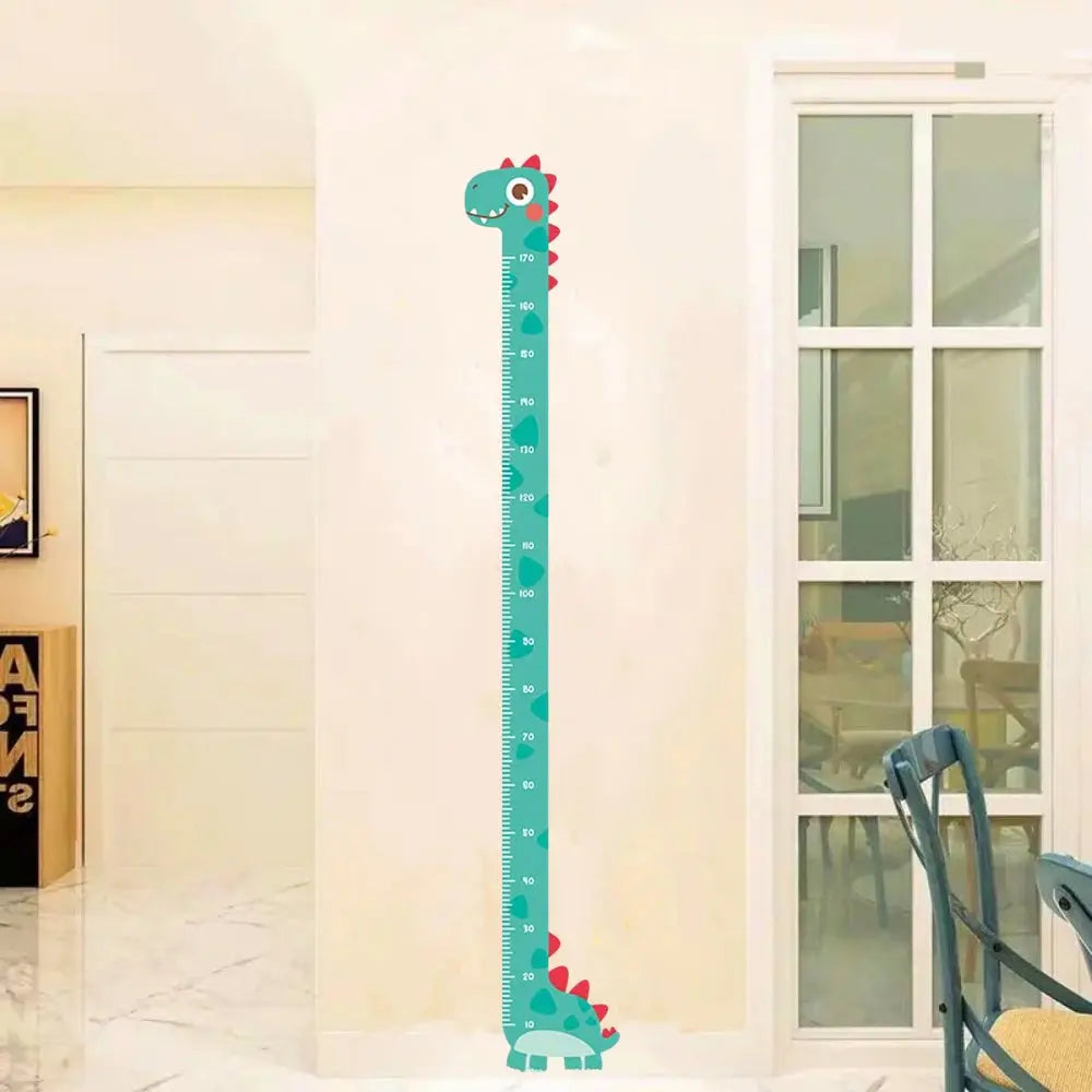 Cute Cartoon Height Sticker Unicorn Dinosaur Giraffe Wall Height Measuring Ruler Stickers For Kids Room Kindergarten Decor - petguardiansupplies