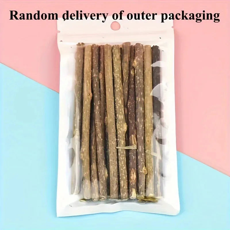 10/15/20 pieces/lot Catnip sticks, pet cat teething toys, natural wooden polygonum sticks, teeth cleaning, boredom relief snacks - petguardiansupplies