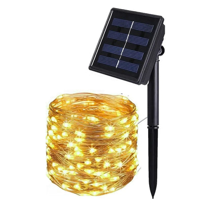 LED Solar String Lights Waterproof 10/12M Fairy Outdoor Garden Lamps - petguardiansupplies