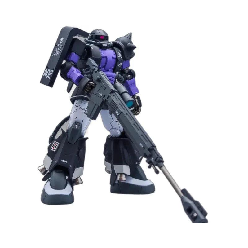 Gaogao Hg 1/144 Zaku Ms-06R-1A Assembly Model Action Model Kit 005 003 Zaku Ii High Sniper Rifle Axe Cannon Mobility Type Robot - petguardiansupplies