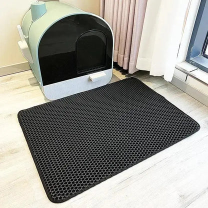 Cat Litter Mat Pet Toilet Waterproof Double Layer Pet Litter Box Mat Nonslip Sand Cat Washable Mat Clean Pad Pet Clean Supplies - petguardiansupplies