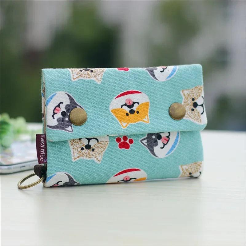 New Style Canvas Wallet For Men Women Coin Purse Card Holder Foreign Trade Goods One Piece Delivery - petguardiansupplies