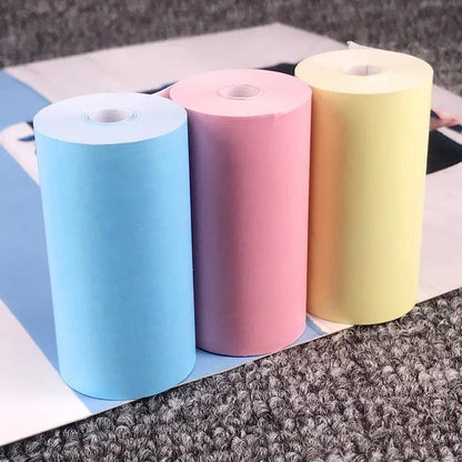 57MM Rolls Printing Paper for Mini Printer Kids Instant Print Camera Thermal Label Self-adhesive Sticker Paper Print Photo Note - petguardiansupplies