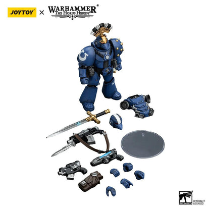 [IN STOCK] JOYTOY Warhammer 40K 1/18 Action Figures Ultramarines MK VI Tactical Squad Chainblade Power Sword Sergeant Model Toy - petguardiansupplies