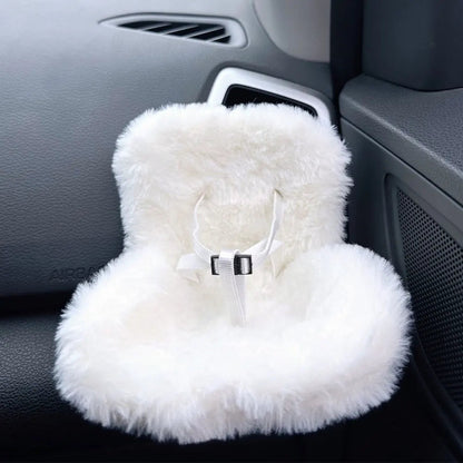 Labbubu Soft Doll Safety Seat for Car Cute Gifts - petguardiansupplies