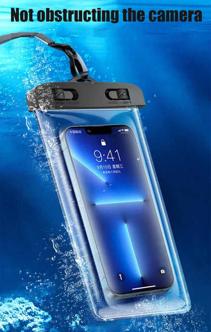 Waterproof Phone Case Swimming Water Proof Bag Universal Underwater Protector Pouch Cover For iPhone Samsung below 6.7" Phone - petguardiansupplies