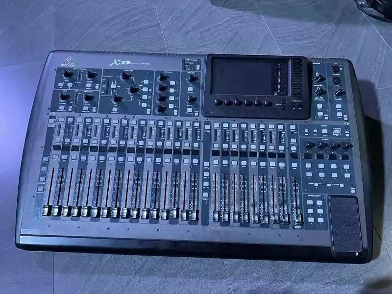 Behringer X32 40-channel Digital Mixer with 32 Gain-Programmable Mic Preamps, 25 Motorized Faders, Virtual FX Rack, and 7" TFT - Trusted Pet Products