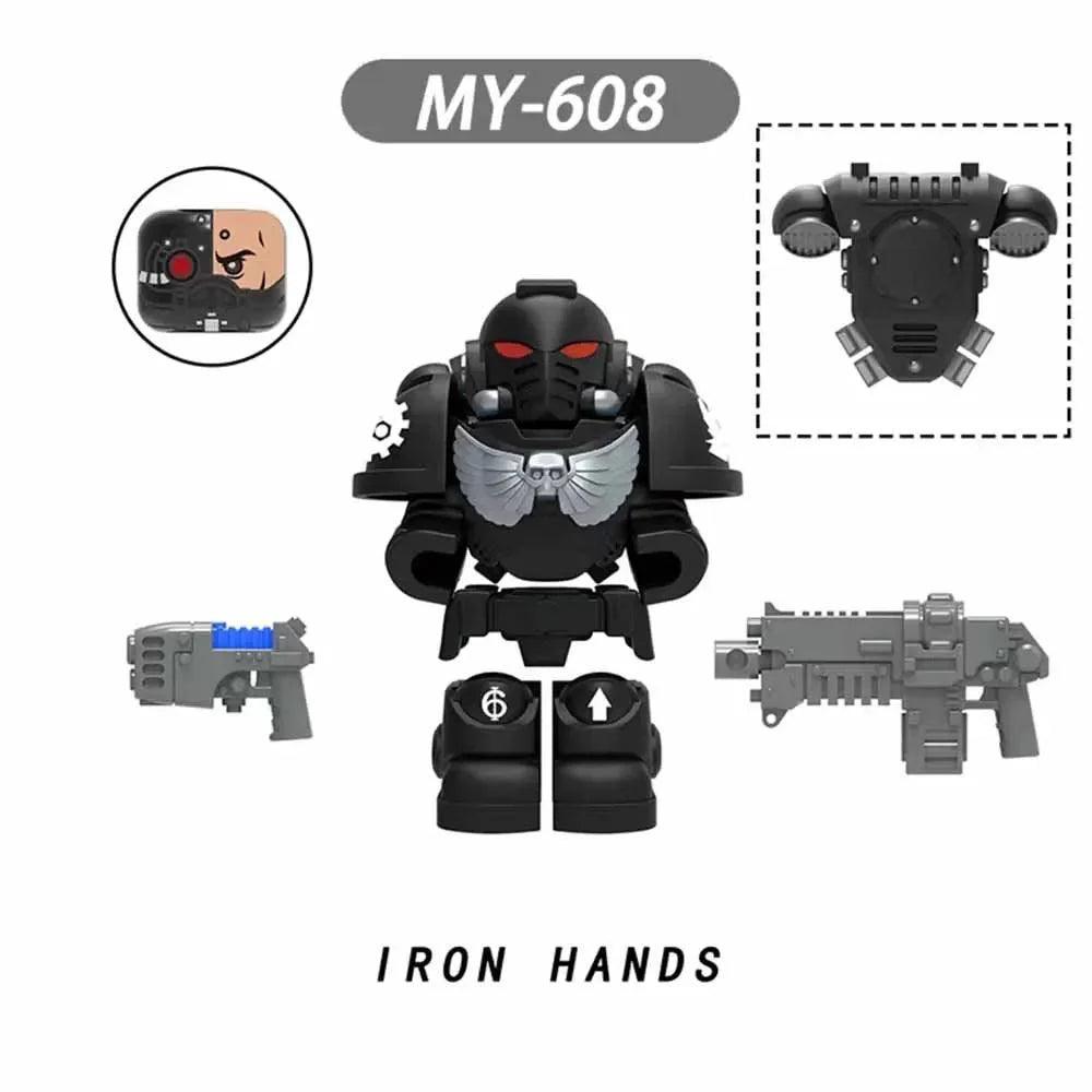 Fallout Games Bricks Space Wolves Marine Raven Guard Salamanders Iron Hands Mini Action Figure Model Toy Building Blocks Gifts - petguardiansupplies