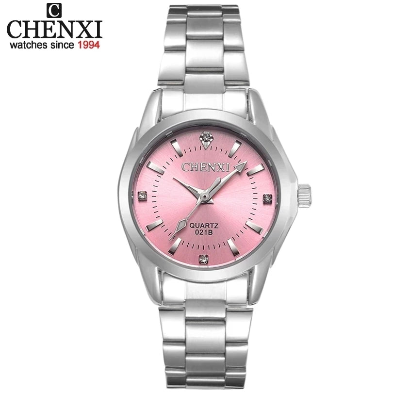 6 Colors CHENXI Brand Watch Luxury Women's Casual Watches Waterproof Watch Women Fashion Dress Rhinestone WristWatch CX021B - petguardiansupplies