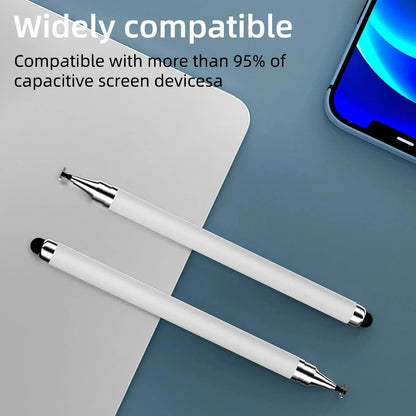 Dual-head Capacitive Pen Disc Silicone Head Dual-purpose Stylus PaintingOffice Retouching Mobile Phone Tablet Pen Capacitive Pen - petguardiansupplies