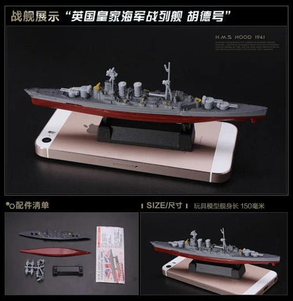 4D Assembled Ship Model Liaoning Battleship Modern Class Battleship Aircraft Carrier Model Military Warship Model Toy - petguardiansupplies