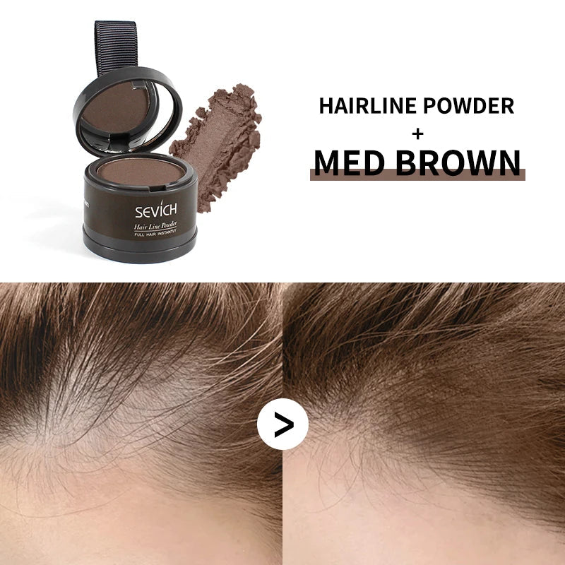 Water Proof hair line powder in hair color Edge control Hair Line Shadow Makeup Hair Concealer Root Cover Up Unisex Instantly - petguardiansupplies