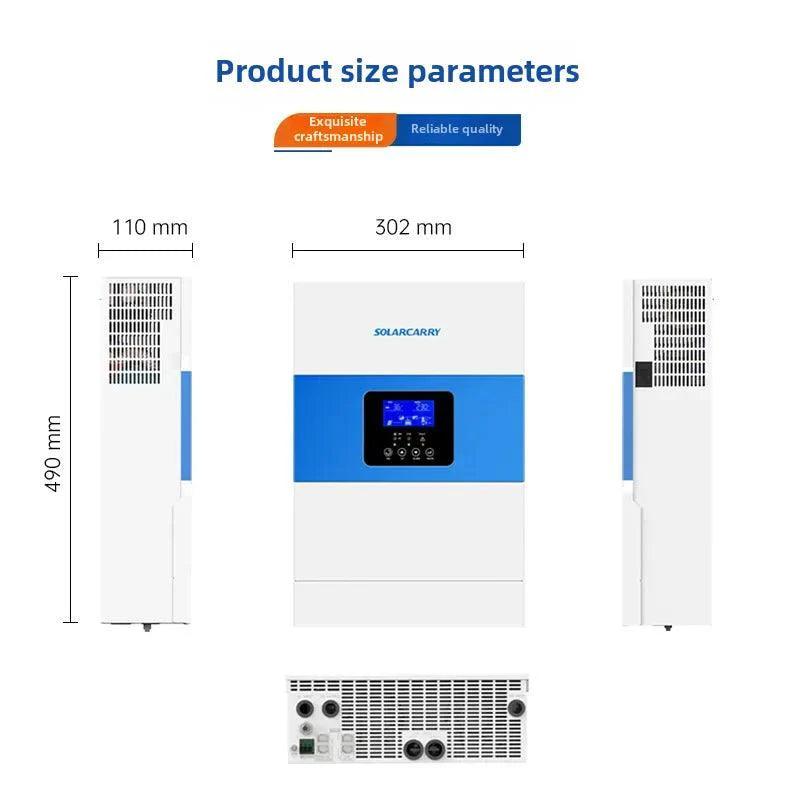 Pure Sine Wave Off-grid Inverter 5.5kW Home Solar Inverter 48v Hybrid Manufacturer Off-grid Renewable Energy System - petguardiansupplies