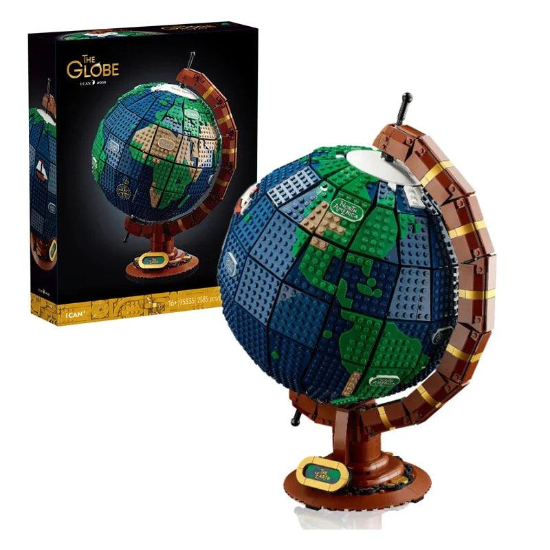 2022 Expert Moc Bricks 2585PCS Earth Globe Modular Building Blocks Assembly Bricks Children Educational Model Bricks 21332 - petguardiansupplies