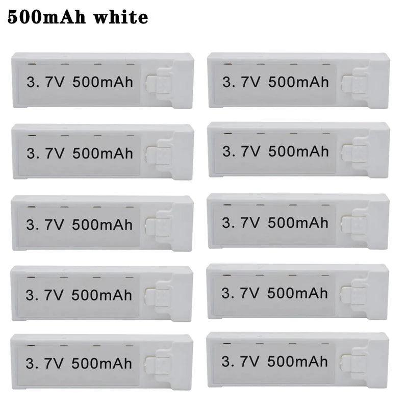 3.7V 500mAh 350mAh Drone Battery For JJRC H107 Battery Mini RC Drone Original Accessory Drone battery spare parts For JJRC H107 - petguardiansupplies