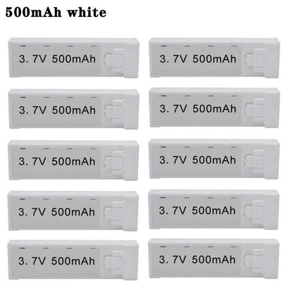 3.7V 500mAh 350mAh Drone Battery For JJRC H107 Battery Mini RC Drone Original Accessory Drone battery spare parts For JJRC H107 - petguardiansupplies