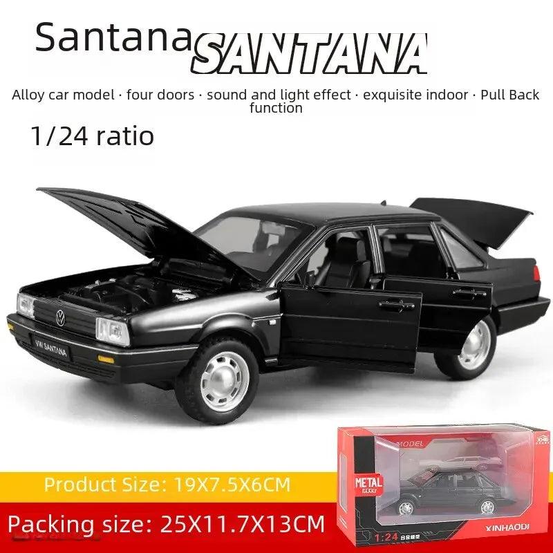 124 Santana Alloy Car Model Vintage Vehicle Collection Ornament Chenghai Toy Wholesale - petguardiansupplies