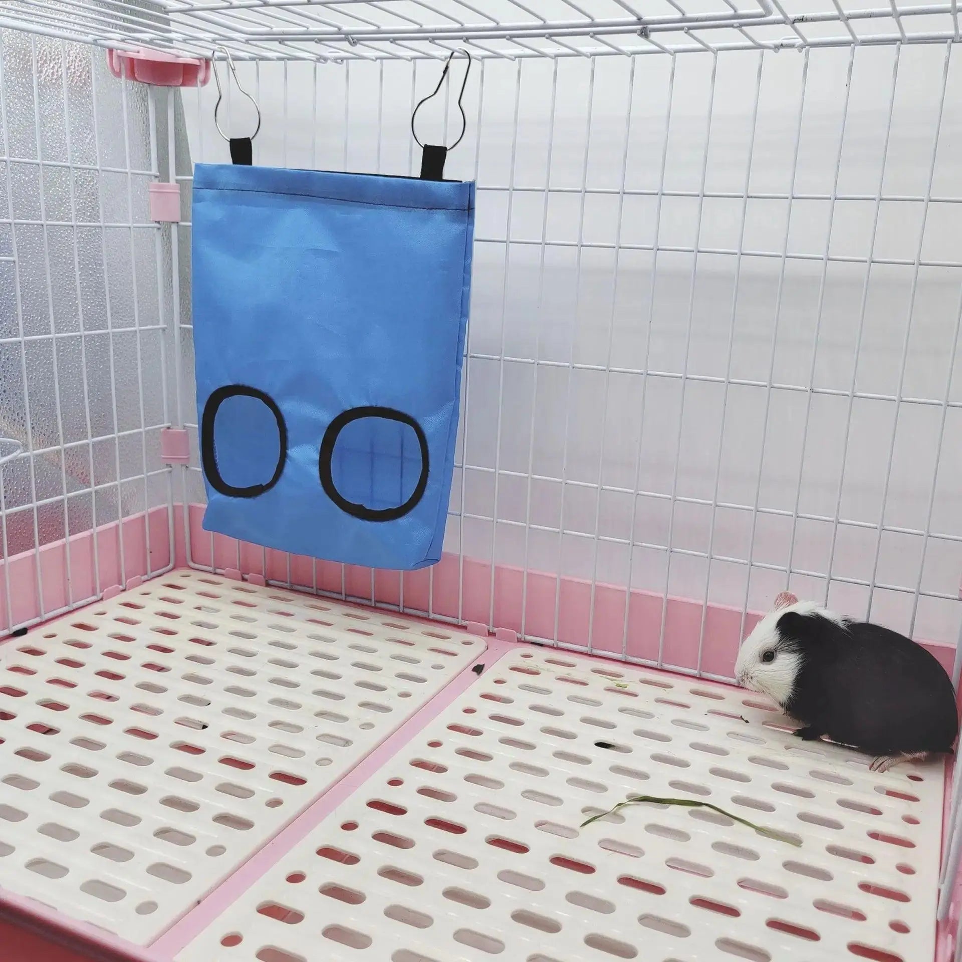 Hay Rabbit Distributor Hay Food Bag for Rabbits Large Hay Feeder Guinea Pig Small Anima Cage Assessories Bunny Hay Feeding Sack - petguardiansupplies