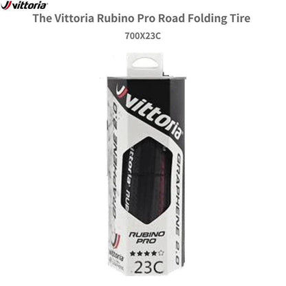 Vittoria Rubino Pro IV Graphite Race 2.0 700x25/28C Folding Tyres Road 28" Bicycle Clincher tire - Trusted Pet Products