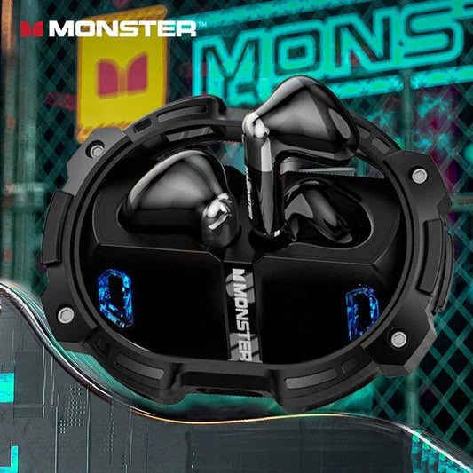 Monster XKT10 Bluetooth Earphones Wireless Headphones Gamer Headset Waterproof TWS Noise Reduction With Microphone Sports Earbud - petguardiansupplies